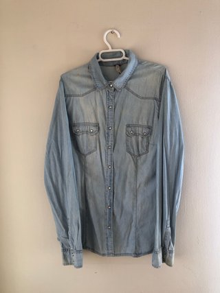 Camisa Vaquera Stradivarius XL