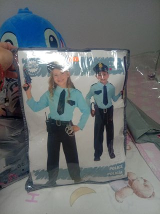 Disfraz de Policía Fiestas Guirca Talla 10-12 años