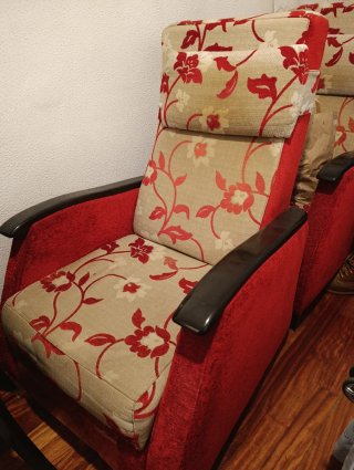2 Sillones Reclinables Estampados