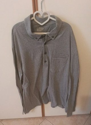 Sudadera Gris de Manga Larga