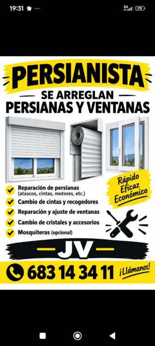 Servicio de Reparación de Persianas y Ventanas