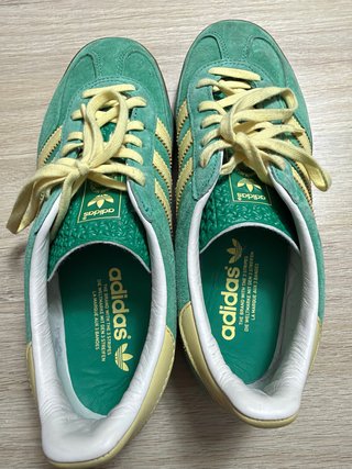 Zapatillas Adidas Gazelle Verde y Amarillo
