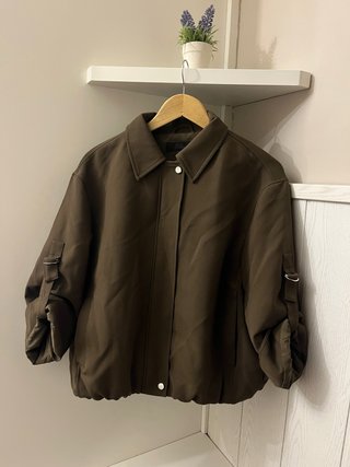 Chaqueta Zara Verde Oliva