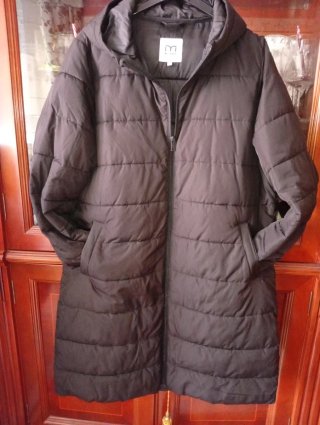 Parka Negra Cortefiel