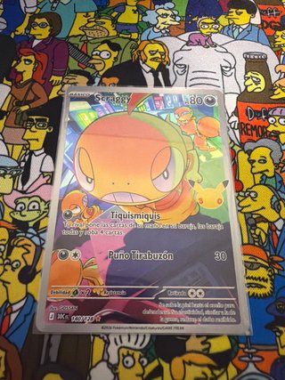 Carta Pokémon Scraggy 140/128 30 Aniversario