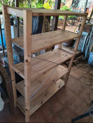 Estantería de Madera de Pino Maciza