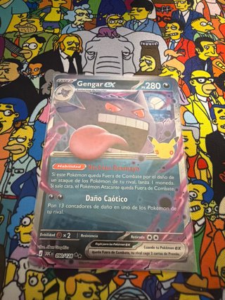 Carta Pokémon Gengar ex 090/128