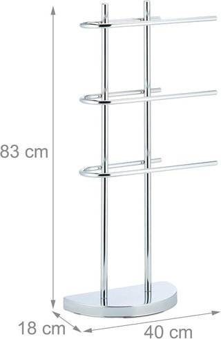 Toallero de pie Relaxdays 83cm