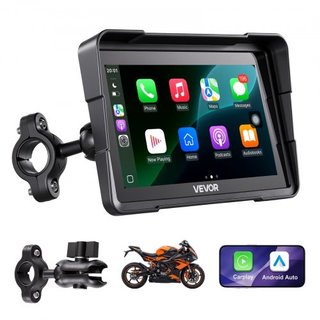 Pantalla táctil de 7 pulgadas para moto, GPS, IP67