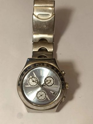 Orologio Swatch Cronografo Argentato
