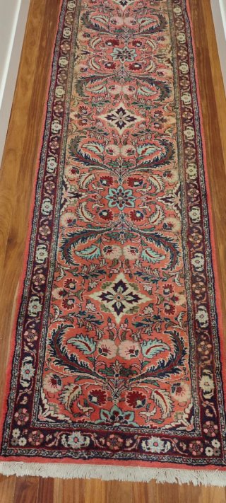 Alfombra Persa Mehraran de Pasillo 4mx0,75m-13,3kg