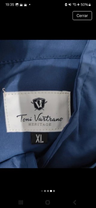 Cazadora entretiempo azul Toni Vartrano