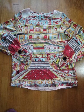 Camisa Mujer Manga Larga Estampada