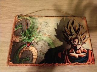 Decoración de madera Dragon Ball