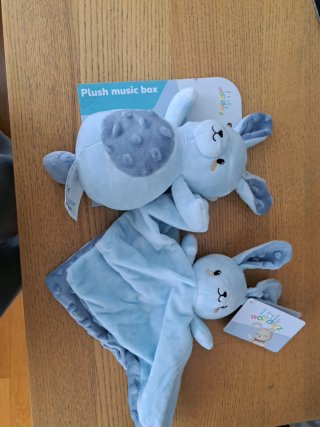 Set de Peluche Musical y Doudou Little Wonderz