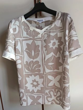 Blusa 100% seta