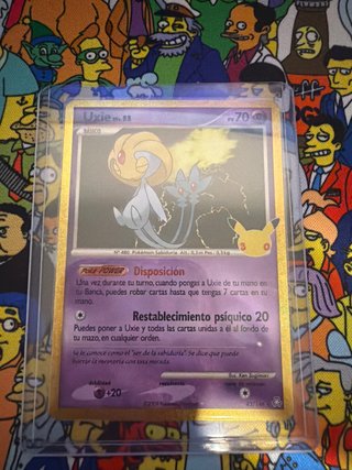 Carta Pokémon Uxie 43/146 30 Aniversario