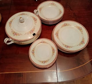 Vajilla Noritake Japonesa Porcelana Floral