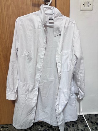 Bata de laboratorio blanca Valento
