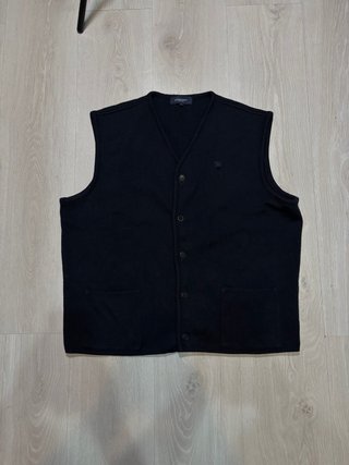Chaleco Burberry de lana azul marino