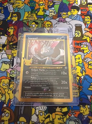 Carta Pokémon Sneasel 30 Aniversario