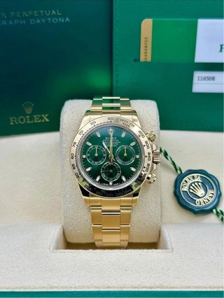 Reloj Rolex Daytona 116508 Esfera Verde