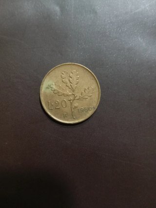 Moneta 20 Lire 1980