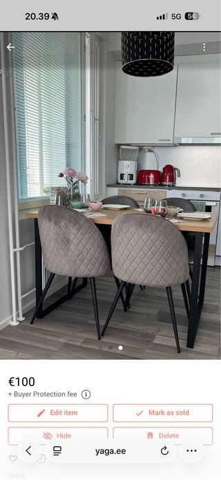 Mesa de Comedor Industrial AABENRAA 90x160