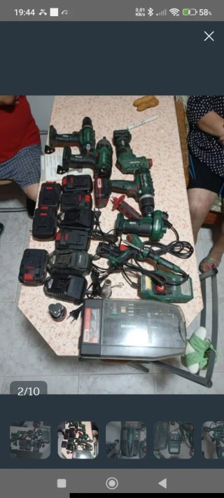 Set de herramientas eléctricas Parkside