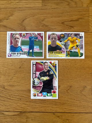 Lote 3 Cromos Ter Stegen FC Barcelona