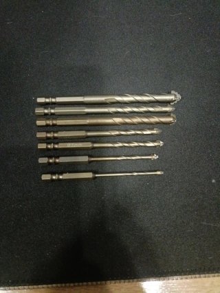 Set de 7 brocas para taladro