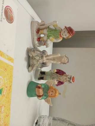 Lote de 4 Figuras Decorativas