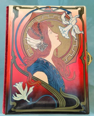 Album de Fotos antiguo Art Nouveau / Modernista