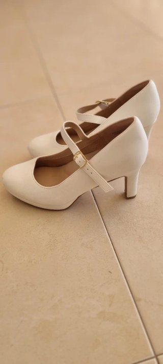 Zapatos de tacón Dream Pairs blancos