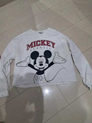 Sudadera Mickey Mouse Blanca