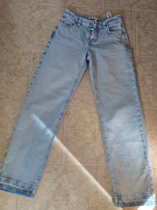 Vaqueros Zara Vintage Azul Talla 32