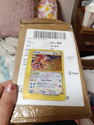 Carta Pokémon Ho-Oh Crystal Type