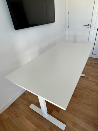Escritorio IKEA TROTTEN elevable blanco 160x80