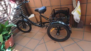 Triciclo de 3 Ruedas Negro