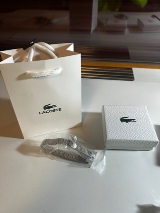Pulsera Lacoste Plateada