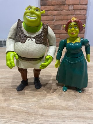 Figuras de Shrek y Fiona