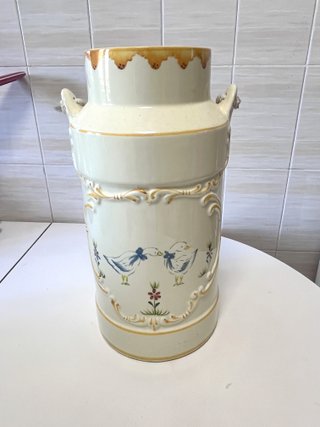 Lechera de Cerámica Vintage Floral 40 cm