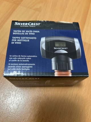 Tapón de vacío para vino Silvercrest