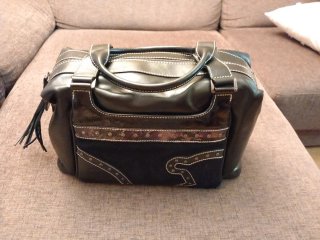 Bolso Tous de cuero y ante