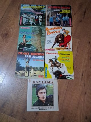 Lote de 7 Discos de Vinilo Singles