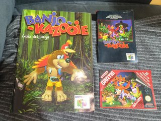3 revistas guias - manuales Banjo Kazooie Nintendo