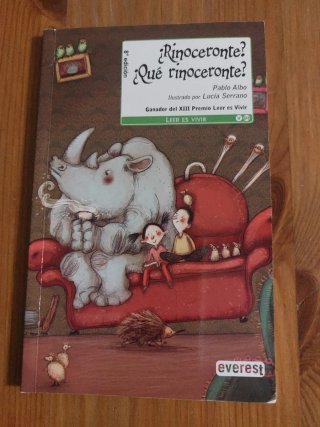 Libro infantil "¿Rinoceronte? ¿Qué rinoceronte?"