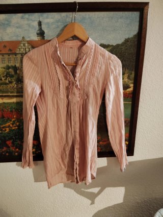 Camisa de manga larga rosa