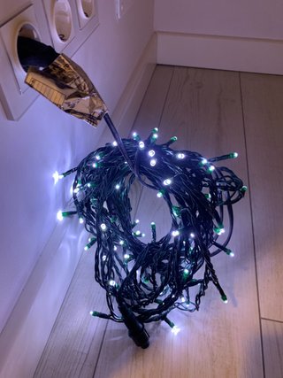 Luces de Navidad LED, 9metros de tira, luz blanca