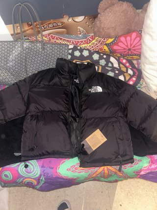 Chaquetón The North Face Negro mujer corto